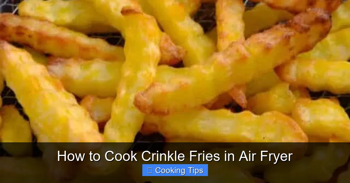 How to Cook Crinkle Fries in Air Fryer