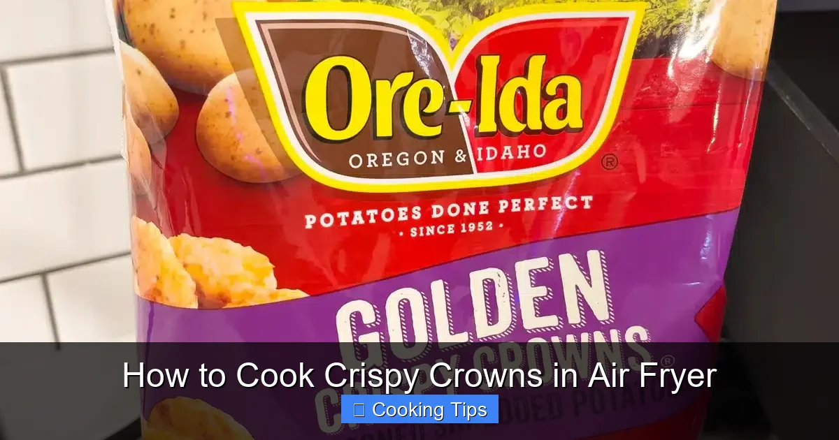 How to Cook Crispy Crowns in Air Fryer
