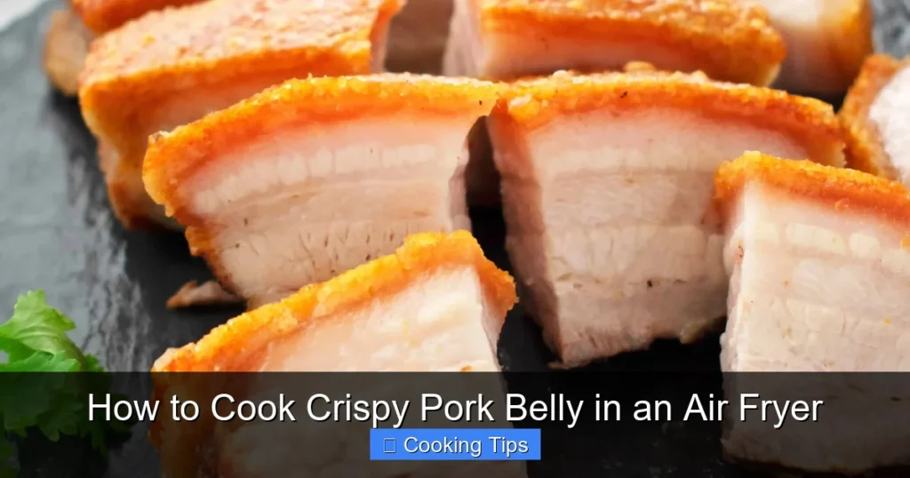 How to Cook Crispy Pork Belly in an Air Fryer