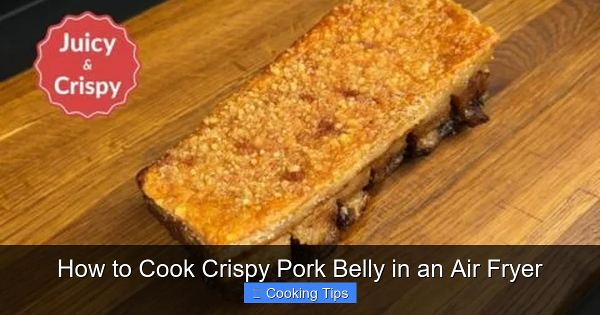 How to Cook Crispy Pork Belly in an Air Fryer