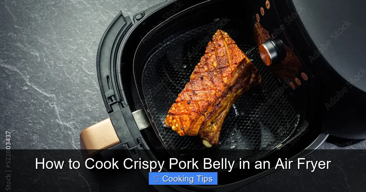 How to Cook Crispy Pork Belly in an Air Fryer