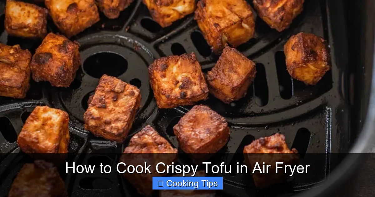 How to Cook Crispy Tofu in Air Fryer