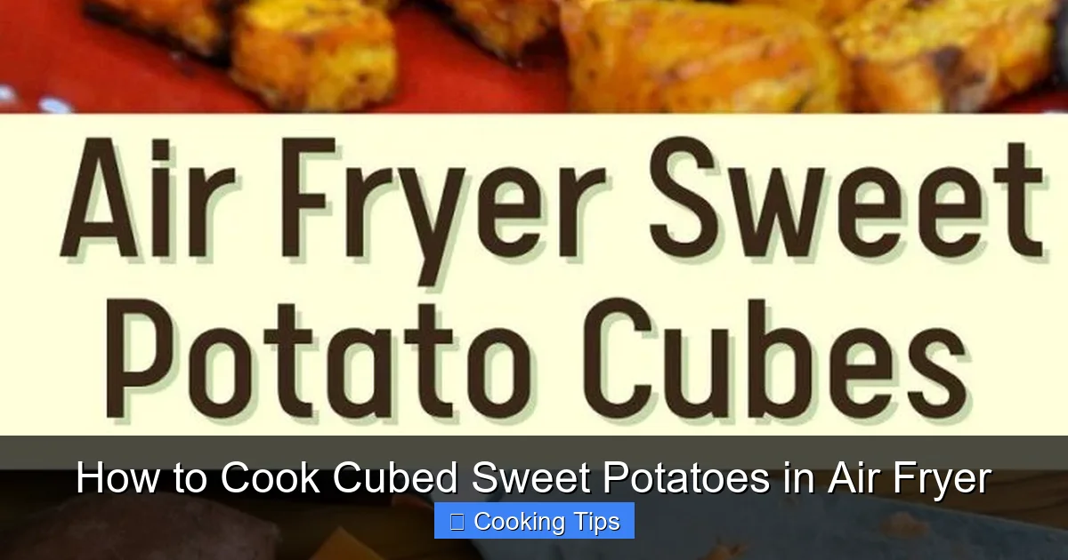How to Cook Cubed Sweet Potatoes in Air Fryer