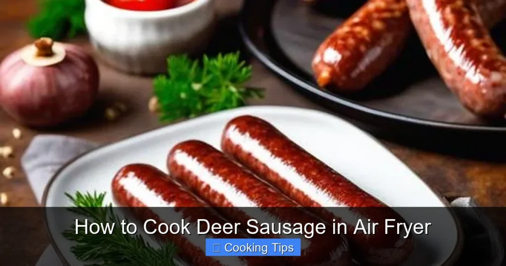 How to Cook Deer Sausage in Air Fryer
