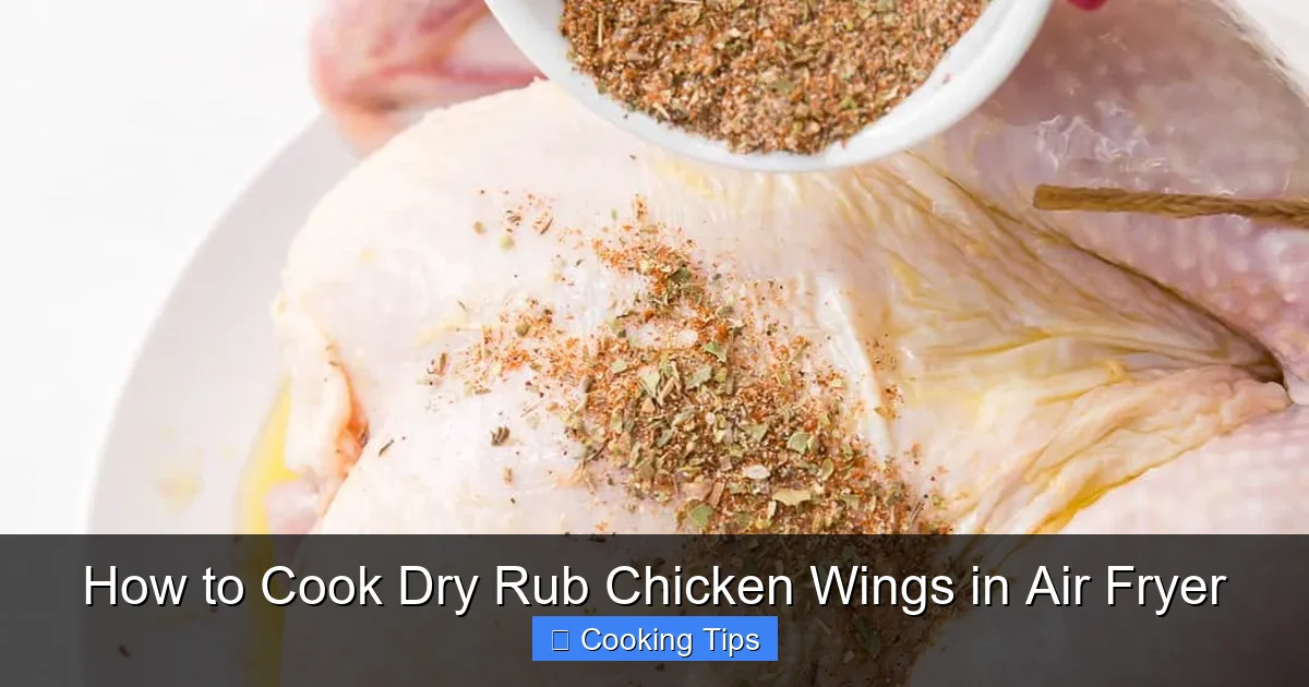 How to Cook Dry Rub Chicken Wings in Air Fryer
