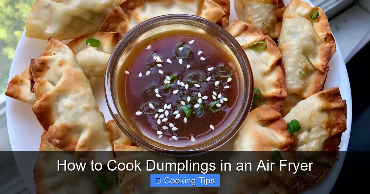 How to Cook Dumplings in an Air Fryer