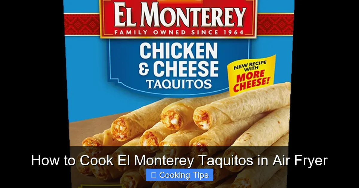 How to Cook El Monterey Taquitos in Air Fryer