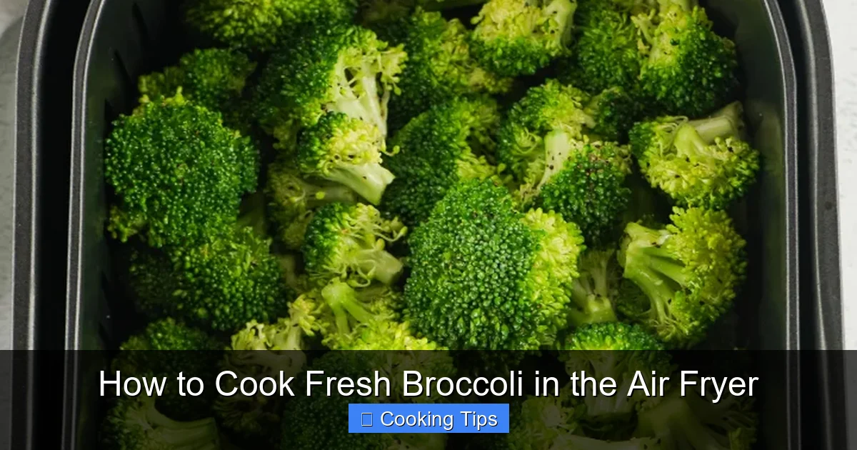 How to Cook Fresh Broccoli in the Air Fryer