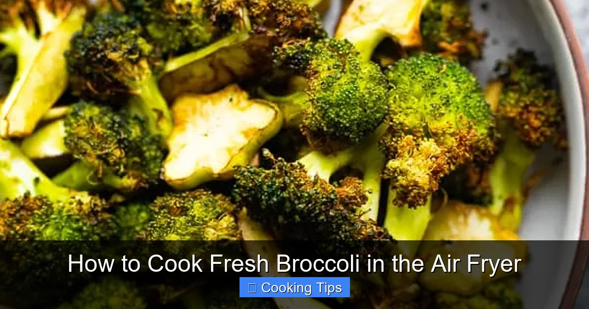 How to Cook Fresh Broccoli in the Air Fryer
