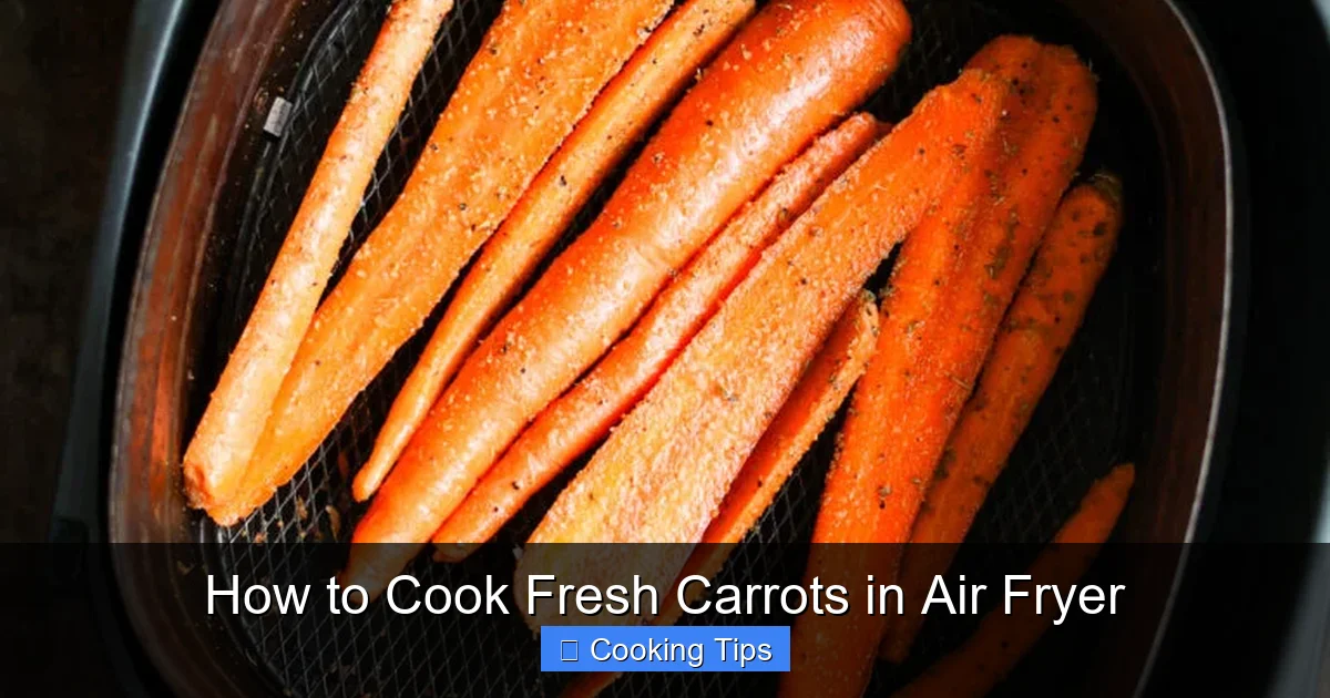 How to Cook Fresh Carrots in Air Fryer