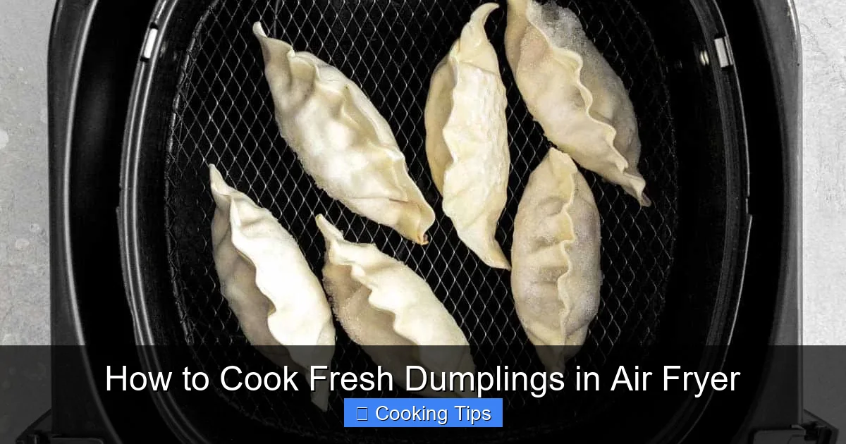 How to Cook Fresh Dumplings in Air Fryer