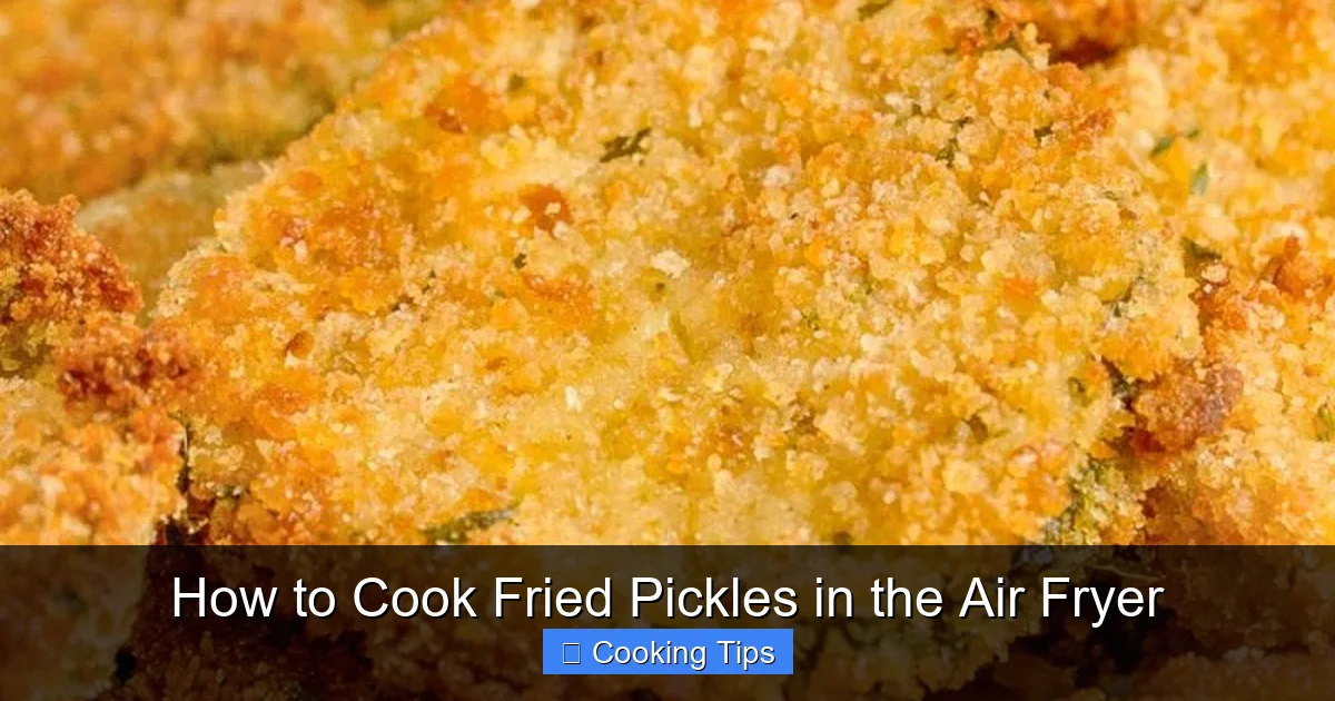How to Cook Fried Pickles in the Air Fryer