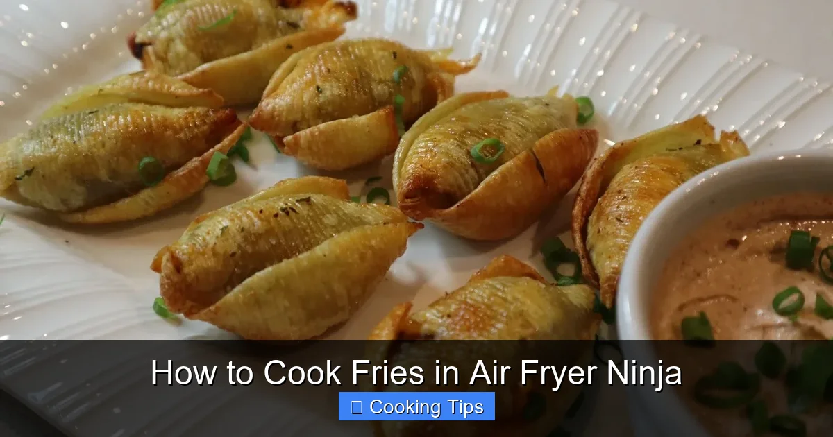 How to Cook Fries in Air Fryer Ninja