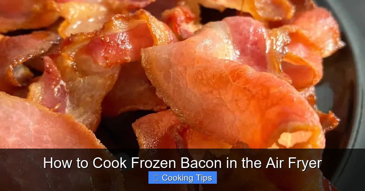 How to Cook Frozen Bacon in the Air Fryer