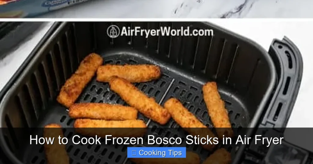 How to Cook Frozen Bosco Sticks in Air Fryer