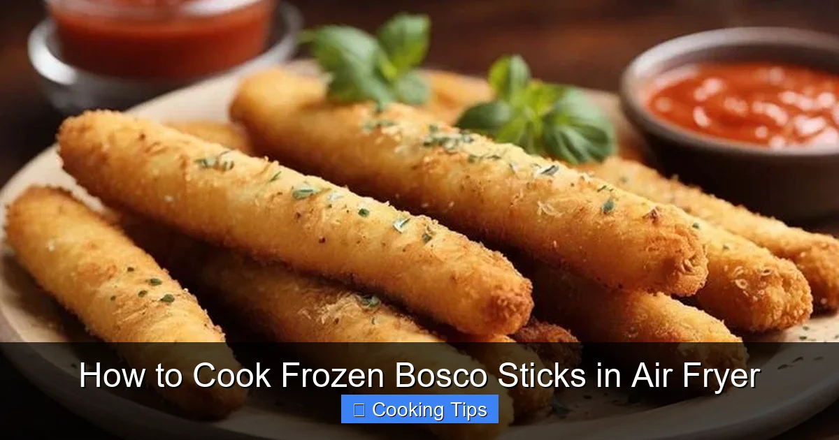 How to Cook Frozen Bosco Sticks in Air Fryer