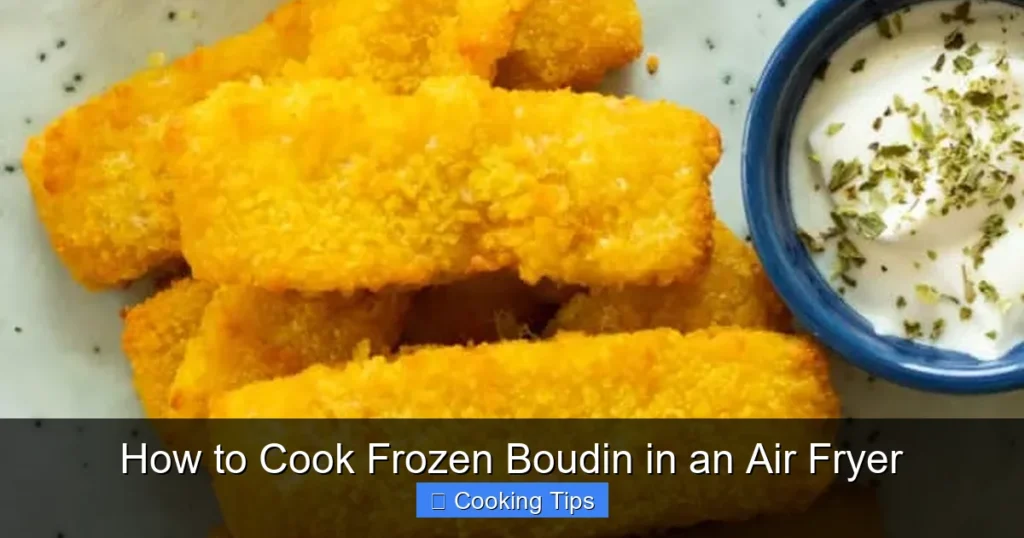 How to Cook Frozen Boudin in an Air Fryer