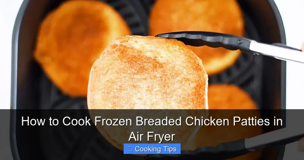 How to Cook Frozen Breaded Chicken Patties in Air Fryer