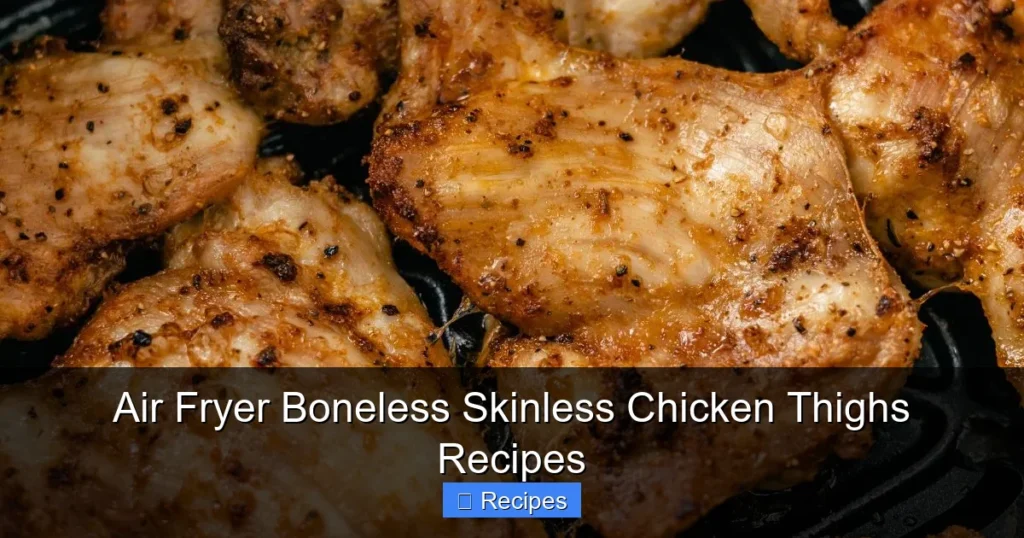 Air Fryer Boneless Skinless Chicken Thighs Recipes