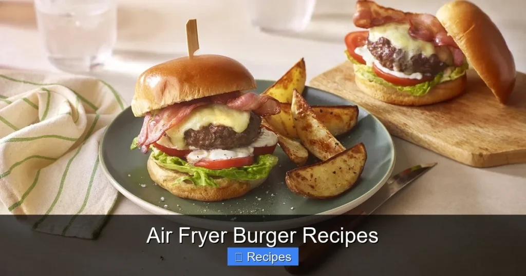 Air Fryer Burger Recipes