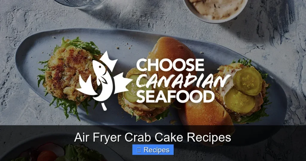 Air Fryer Crab Cake Recipes