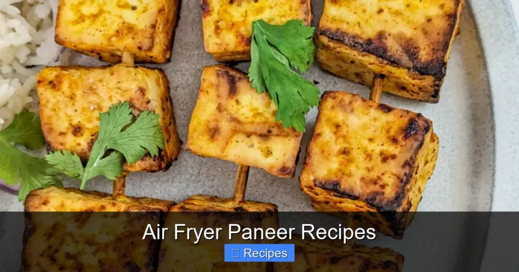 Air Fryer Paneer Recipes