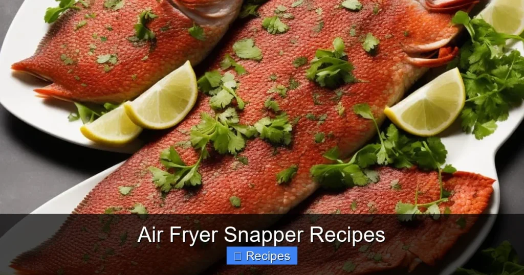Air Fryer Snapper Recipes