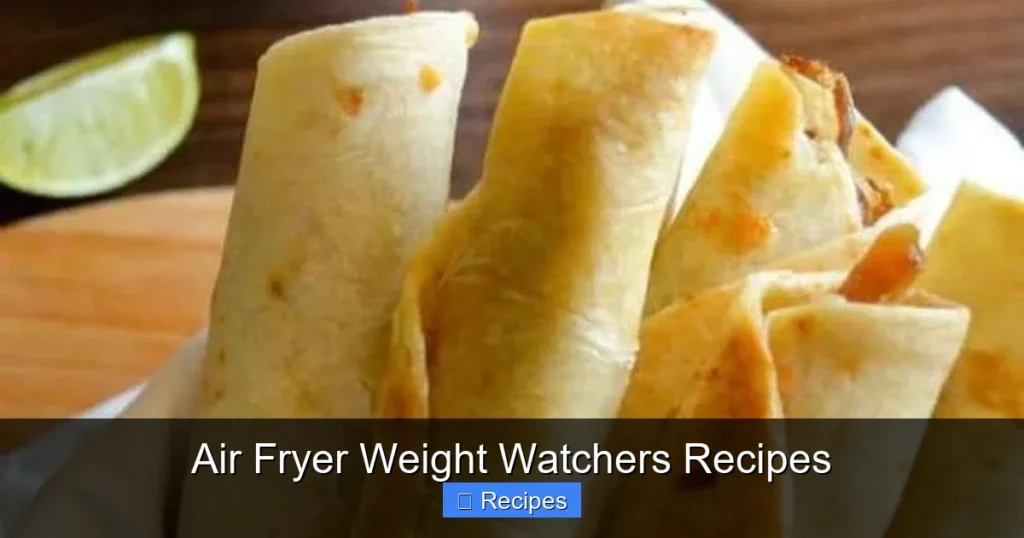 Air Fryer Weight Watchers Recipes