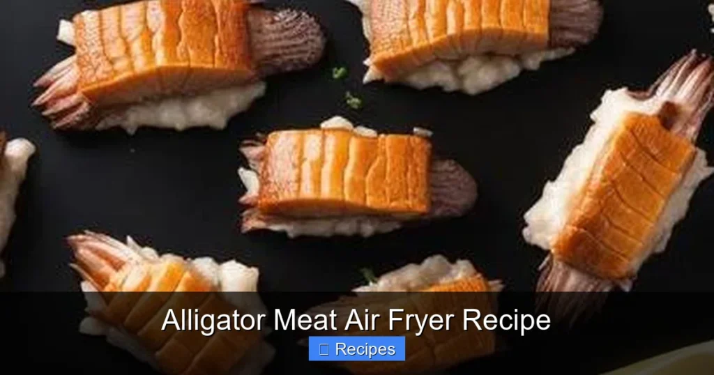 Alligator Meat Air Fryer Recipe