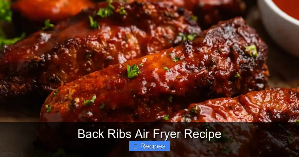 Back Ribs Air Fryer Recipe
