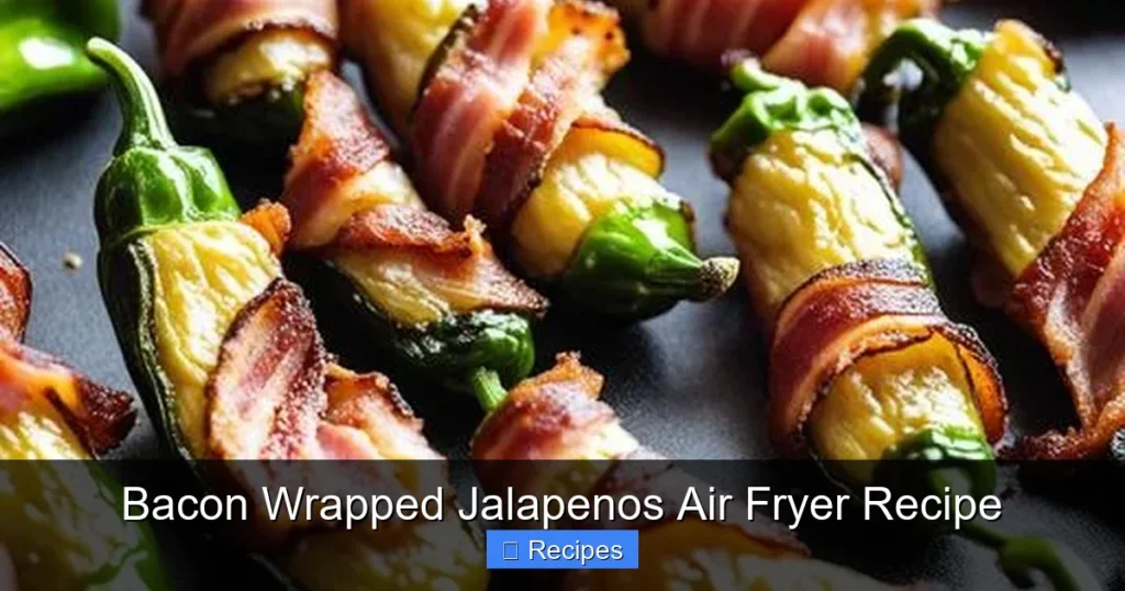 Bacon Wrapped Jalapenos Air Fryer Recipe