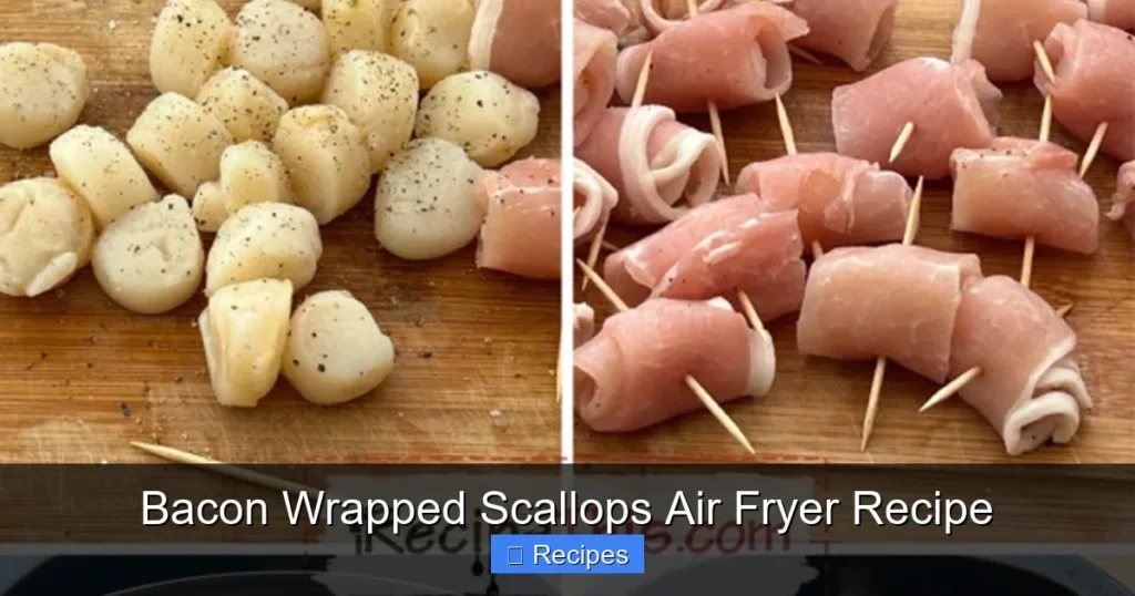 Bacon Wrapped Scallops Air Fryer Recipe