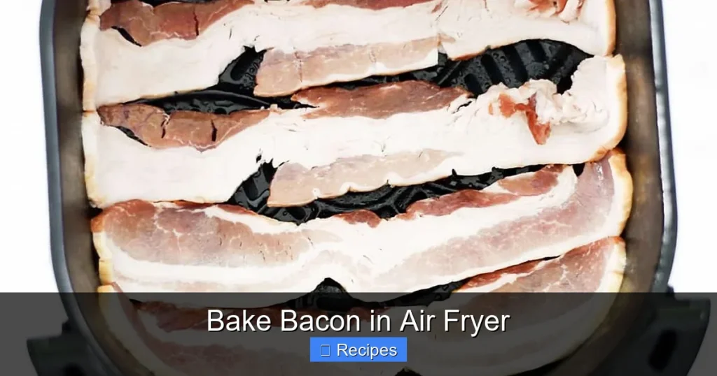 Bake Bacon in Air Fryer