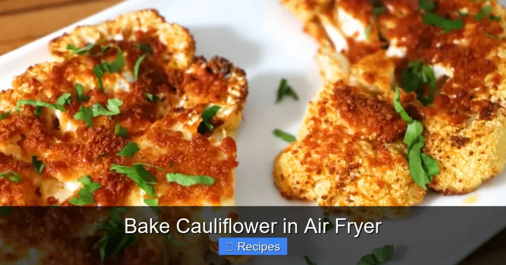 Bake Cauliflower in Air Fryer