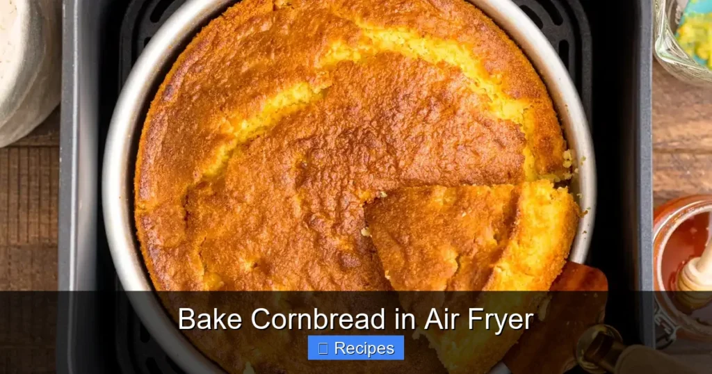 Bake Cornbread in Air Fryer