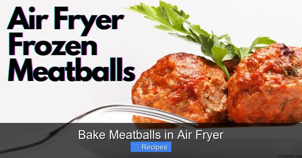 Bake Meatballs in Air Fryer