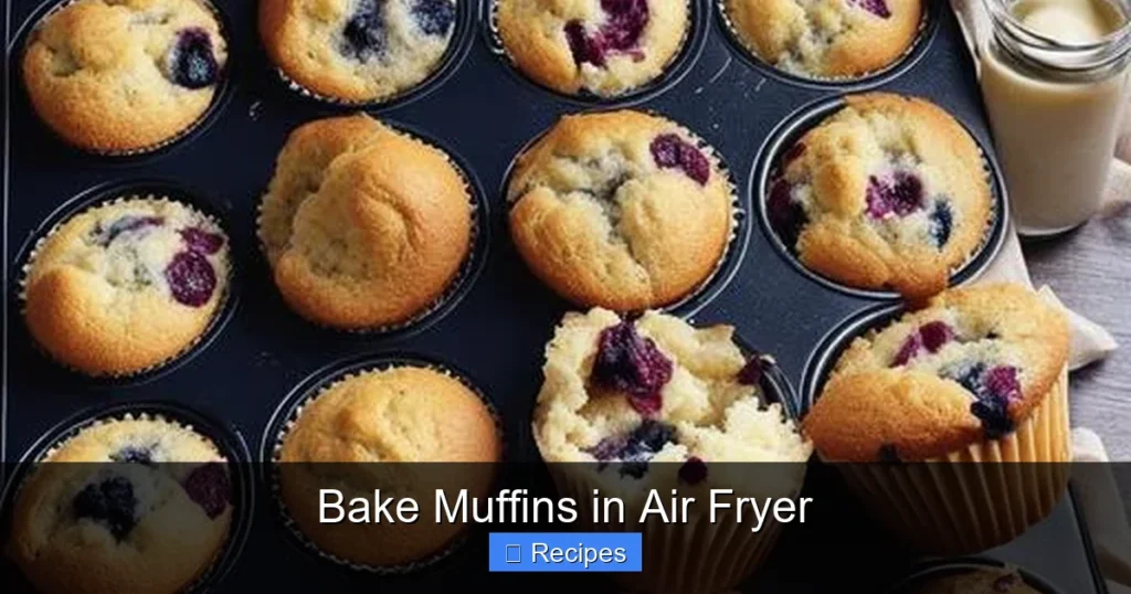 Bake Muffins in Air Fryer