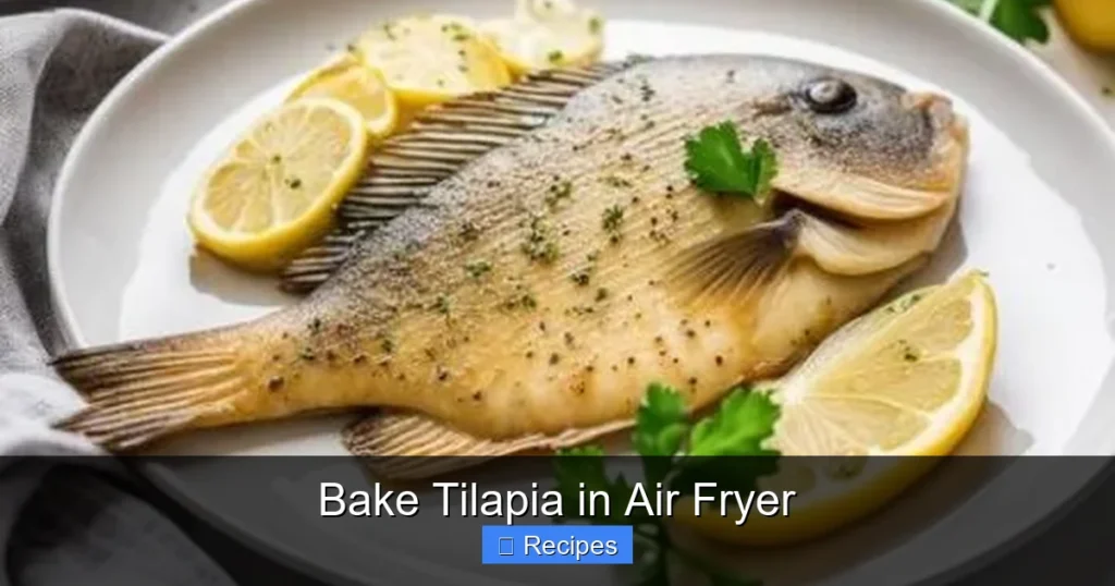 Bake Tilapia in Air Fryer