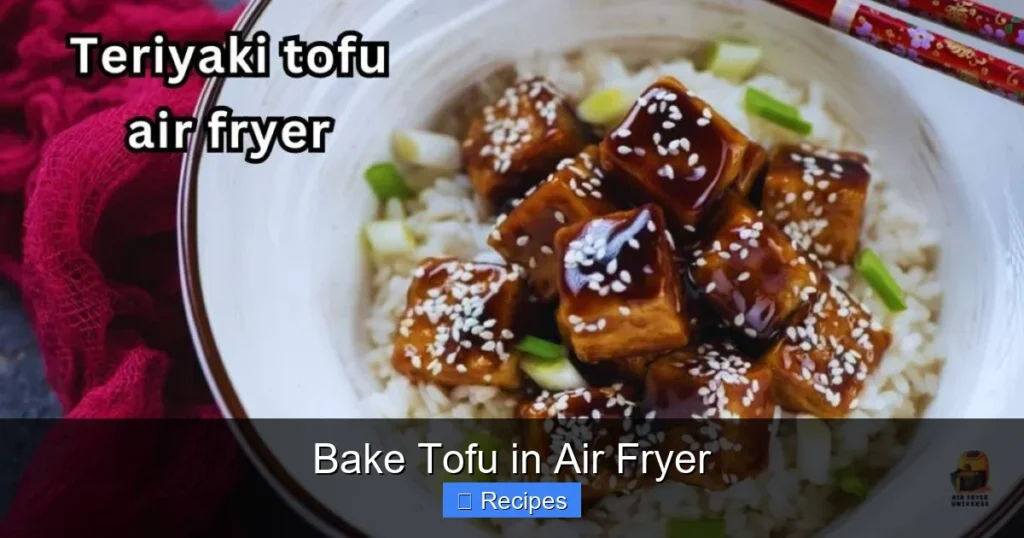 Bake Tofu in Air Fryer