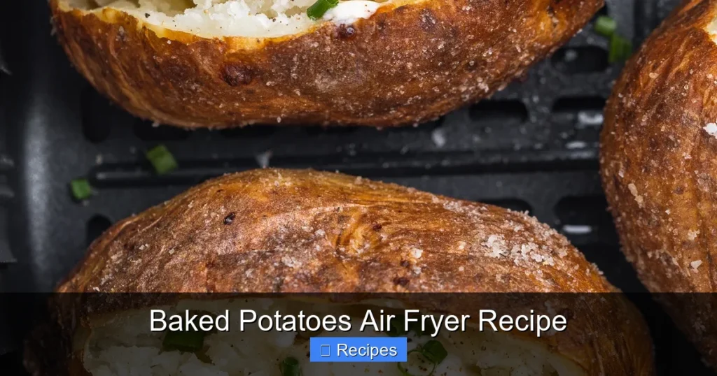 Baked Potatoes Air Fryer Recipe