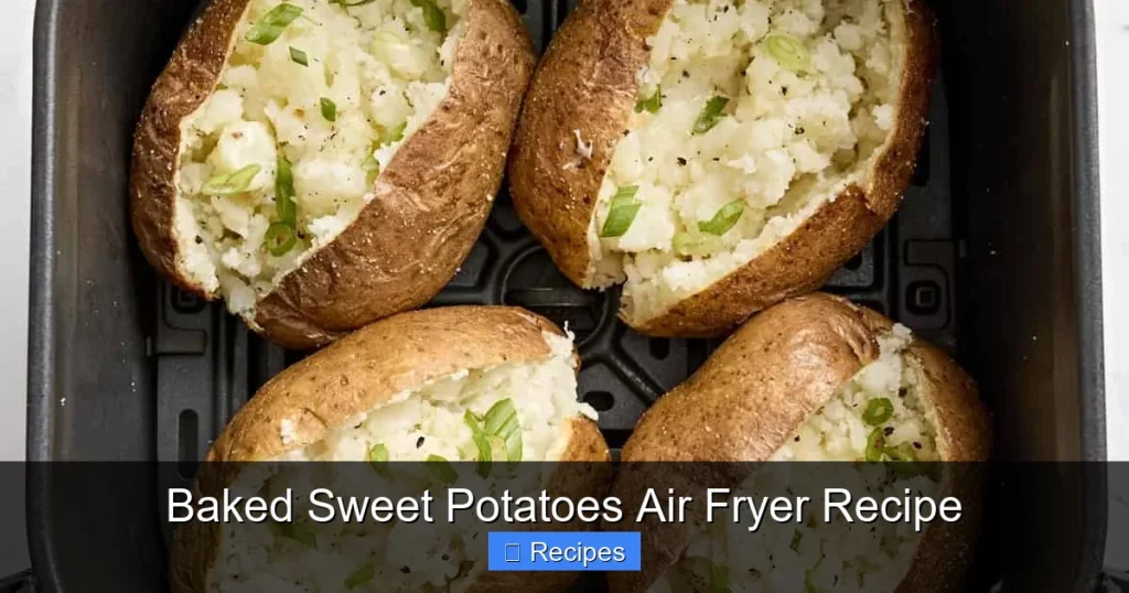 Baked Sweet Potatoes Air Fryer Recipe