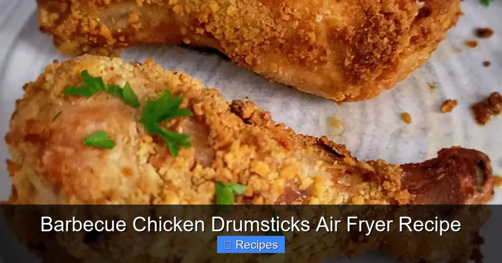 Barbecue Chicken Drumsticks Air Fryer Recipe
