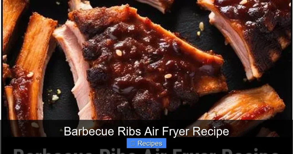 Barbecue Ribs Air Fryer Recipe