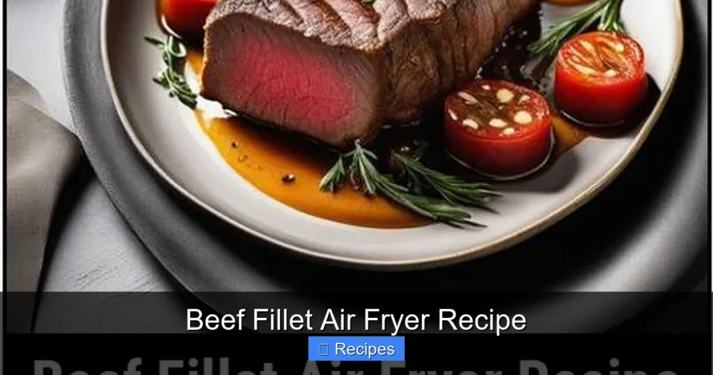 Beef Fillet Air Fryer Recipe