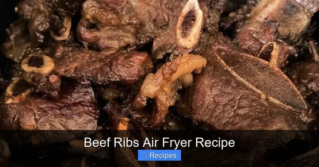 Beef Ribs Air Fryer Recipe