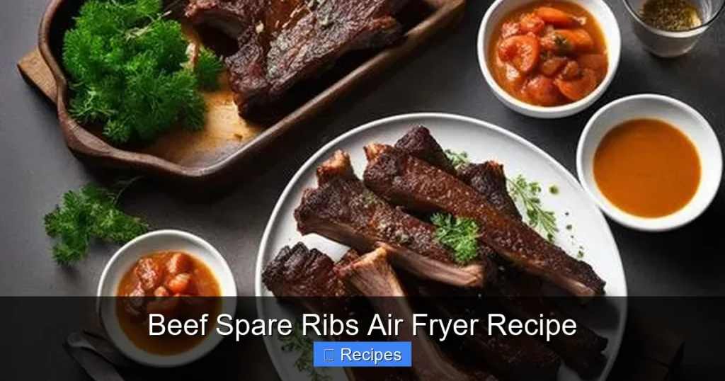 Beef Spare Ribs Air Fryer Recipe