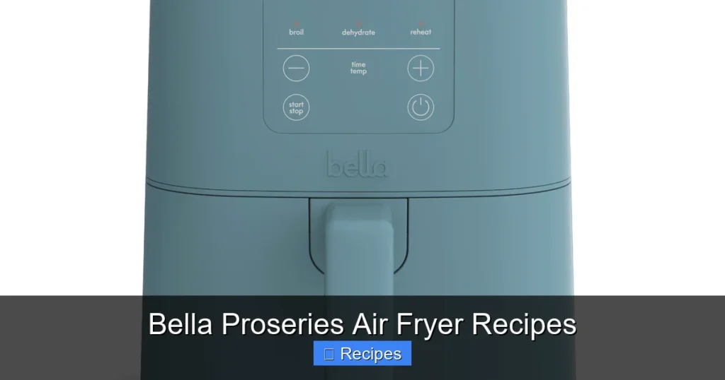 Bella Proseries Air Fryer Recipes