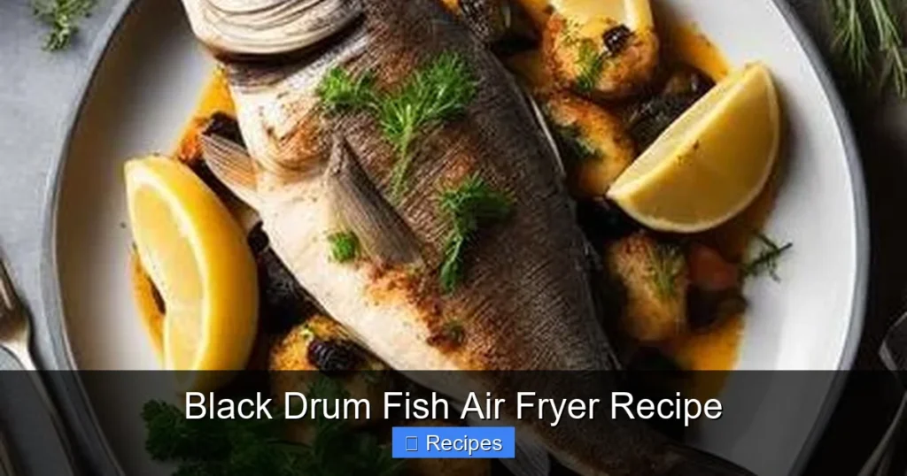 Black Drum Fish Air Fryer Recipe