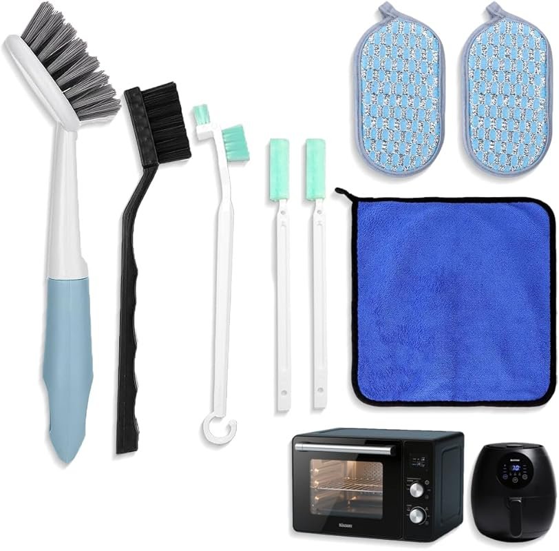 8-Pc Air Fryer Cleaning Tools Set with Brush & Accessories