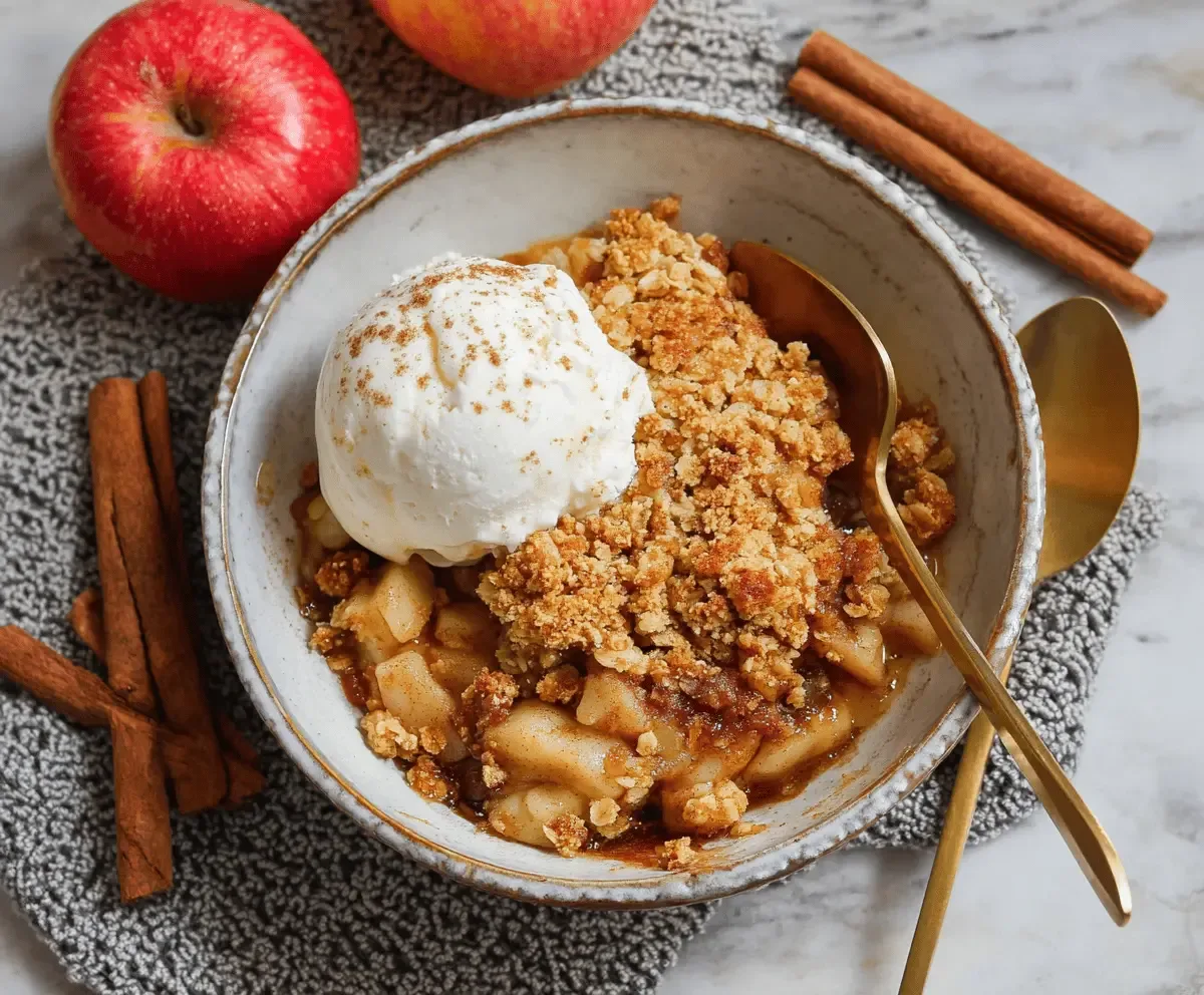 air fryer apple crisp recipe